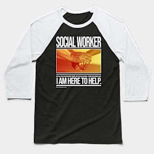 Social Work Positivity | Streetwear Graphic Baseball T-Shirt